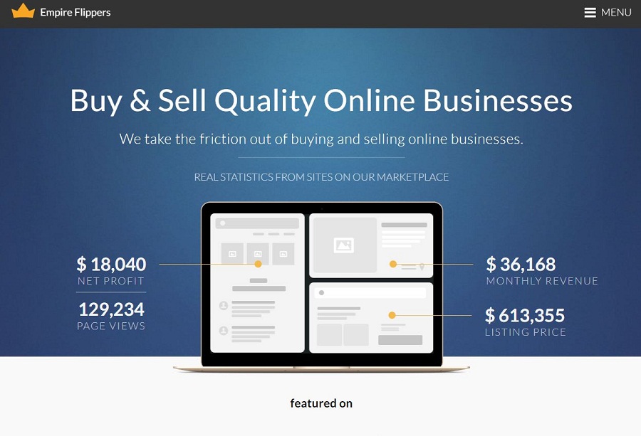 Empire Flippers – Buy and Sell Websites