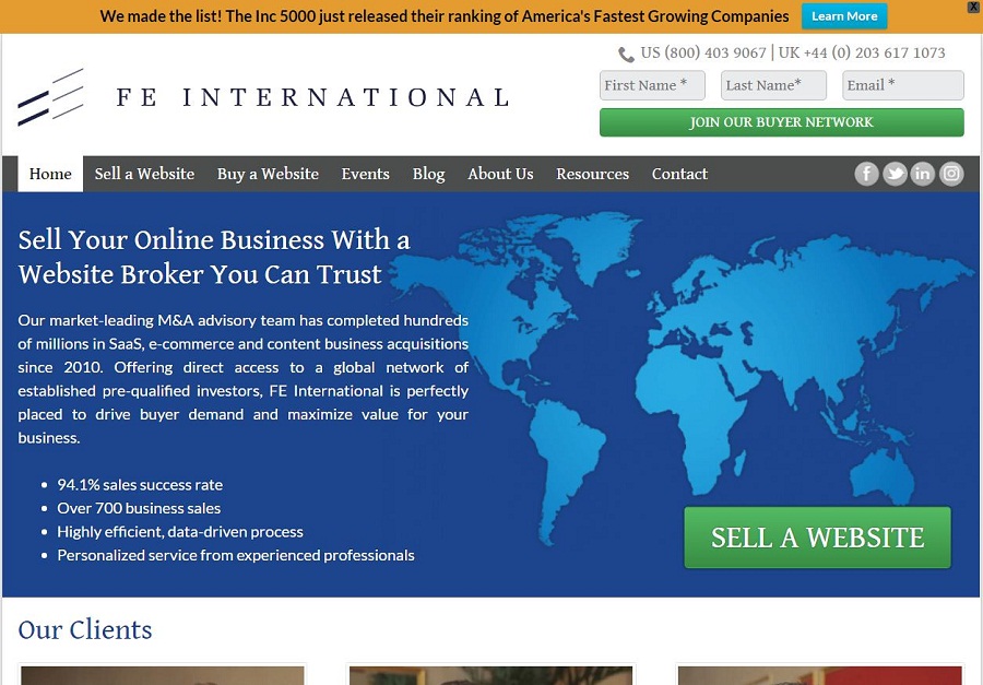 Fe International – Buy and Sell Websites